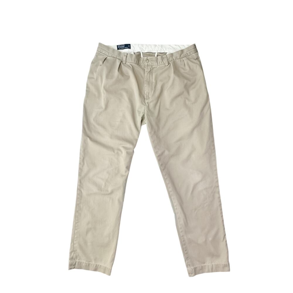 Polo Ralph Lauren Men's 100% Cotton Mid Rise Khaki Chino Pants 38x34
